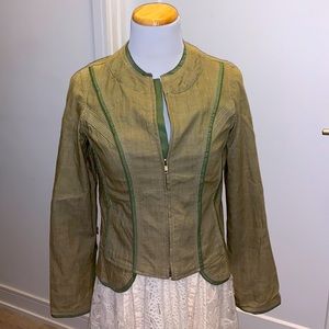 Solola Paris Jacket Top Blazer Green unique